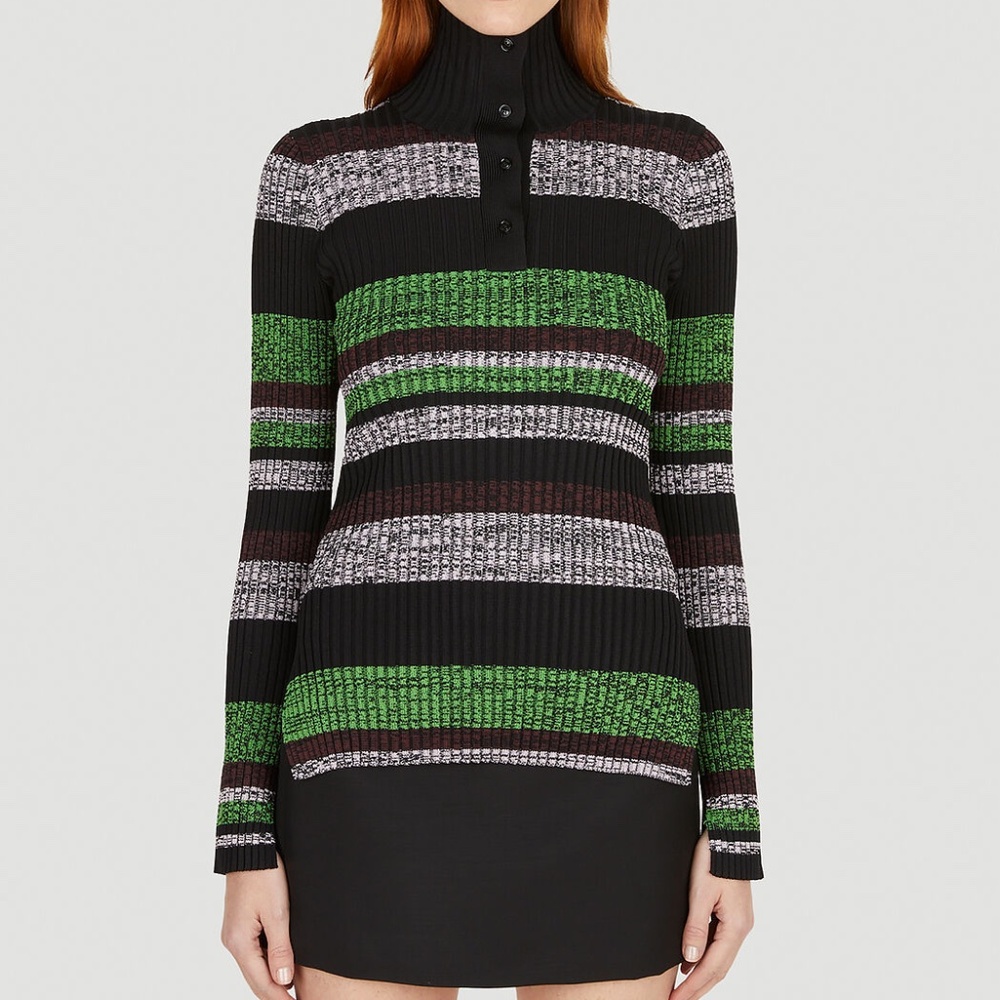 GANNI Button Up Sweater, L, New